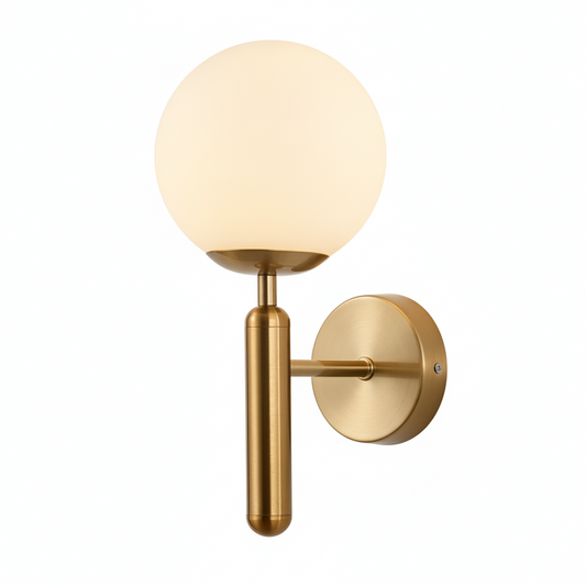 Vintage Glass Wall Sconce – Premium Retro LED Lamp for Living Room, Restaurants, Cafes & Elegant Indoor Lighting Decor