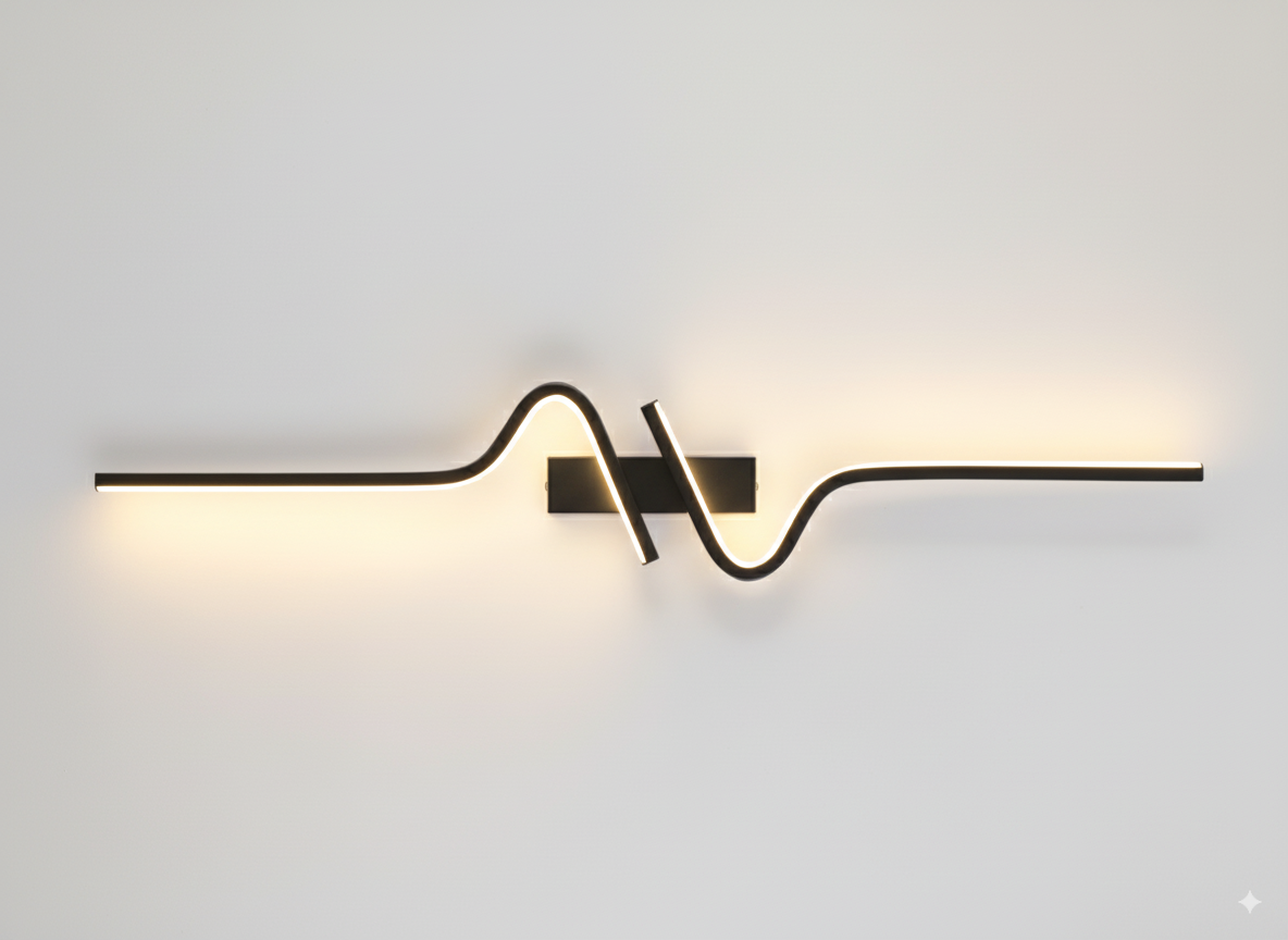 Minimalist Long Wall Light – Contemporary LED Indoor Sconce for Bedroom, Office, Hallway & Elegant Modern Decor