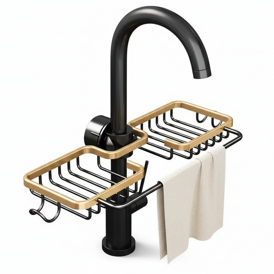 Premium Stainless Steel Kitchen Sink Rack – Heavy Duty Dish Drying Organizer for Modern Kitchens