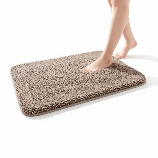 Fluffy Absorbent Non-Slip Bathroom Mat — Ultra Soft Rug for Shower, Spa & Bedroom | Aura Vibes