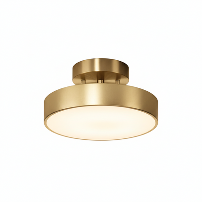 Adjustable Ceiling Light with Rotating Round Head – LED Fixture for Task Lighting in Kitchens or Workspaces