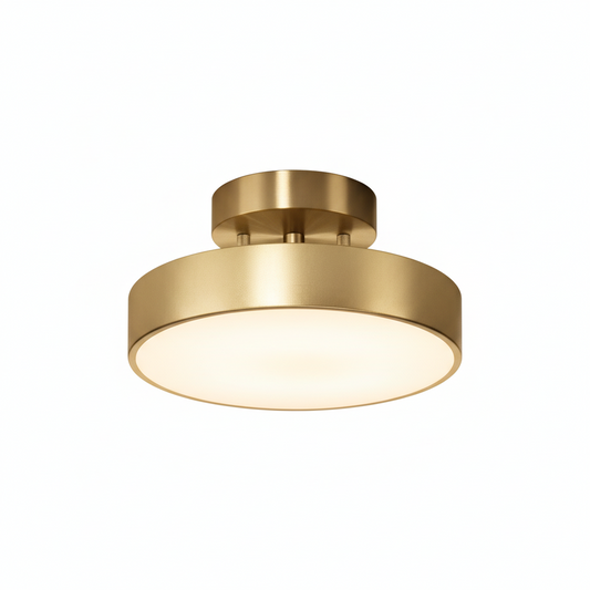 Adjustable Ceiling Light with Rotating Round Head – LED Fixture for Task Lighting in Kitchens or Workspaces
