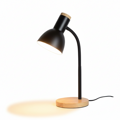 Premium Wooden LED Desk Lamp – Natural Modern Reading Light for Office, Study & Bedroom