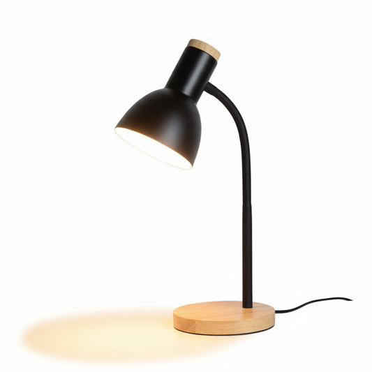 Premium Wooden LED Desk Lamp – Natural Modern Reading Light for Office, Study & Bedroom