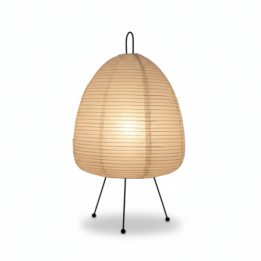Japanese Design Table Lamp – Adjustable Light Modes with Soft Warm & White Illumination