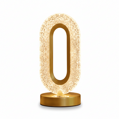 Crystal Wireless LED Table Lamp – Elegant Rechargeable Decorative Lamp for Home Decor