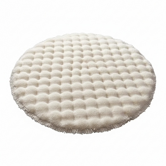 Plush High-Pile Round Rug – Cozy Fluffy Decorative Carpet for Bedroom, Living Room & Home Decor