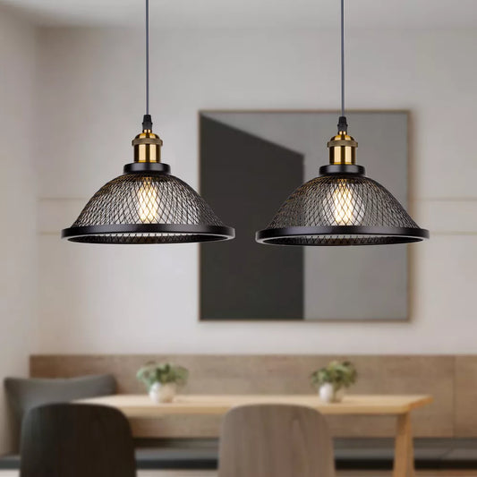 Retro Loft Pendant Light - Screen E27