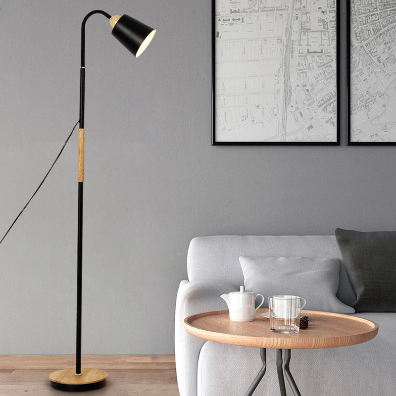 Flexible Metal Floor Lamp – Adjustable Standing LED Lamp for Living Room & Office