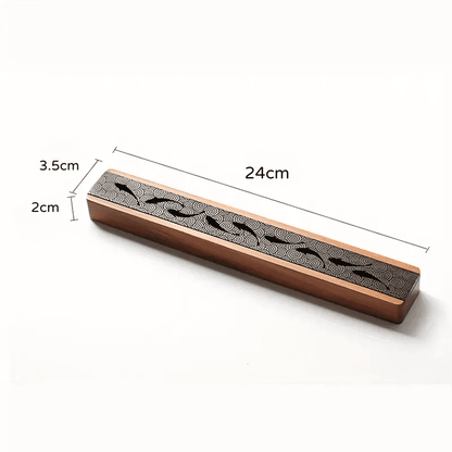 Wooden Incense Holder Box – Aromatherapy Stick Burner