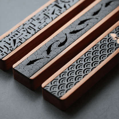 Wooden Incense Holder Box – Aromatherapy Stick Burner