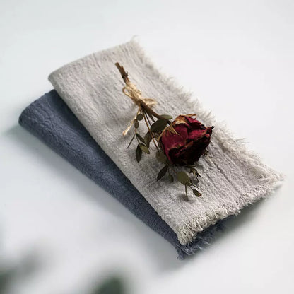 Rustic Cotton Cloth Napkin Set (20 Pieces) – Elegant Dining Table Essentials