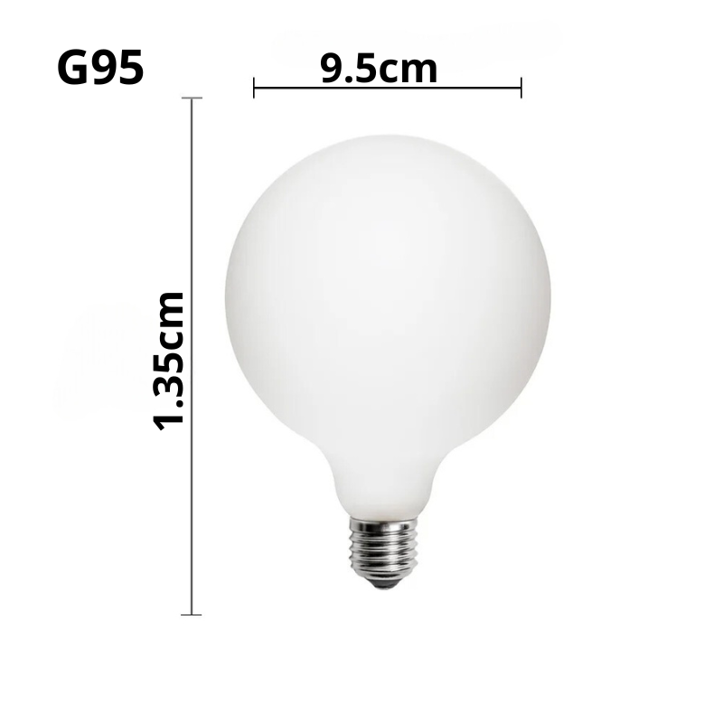 G80/G95/I25 LED Bulb Kit – Vintage Globe Bulbs for Pendant Lights & Retro Home Decor