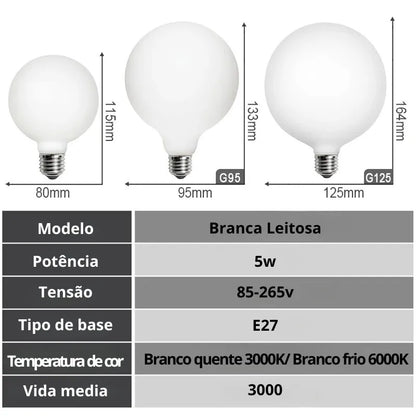 G80/G95/I25 LED Bulb Kit – Vintage Globe Bulbs for Pendant Lights & Retro Home Decor
