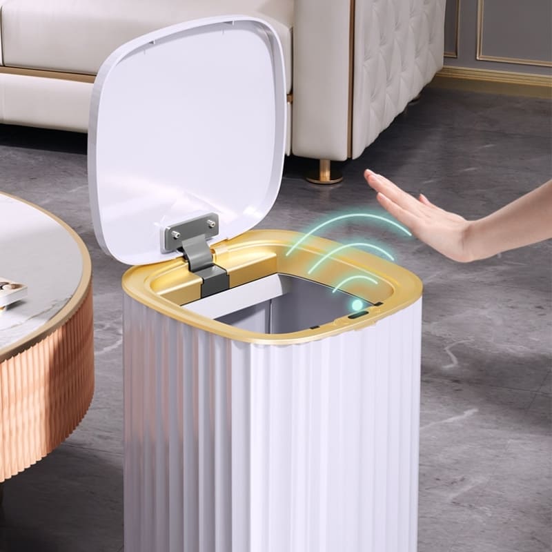 Automatic Smart Sensor Trash Can – Touchless Waste Bin for Kitchen & Bathroom