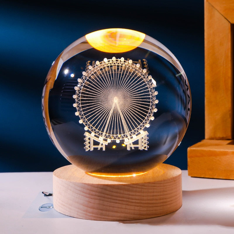3D Decorative Space Lamp - Cosmic Glow