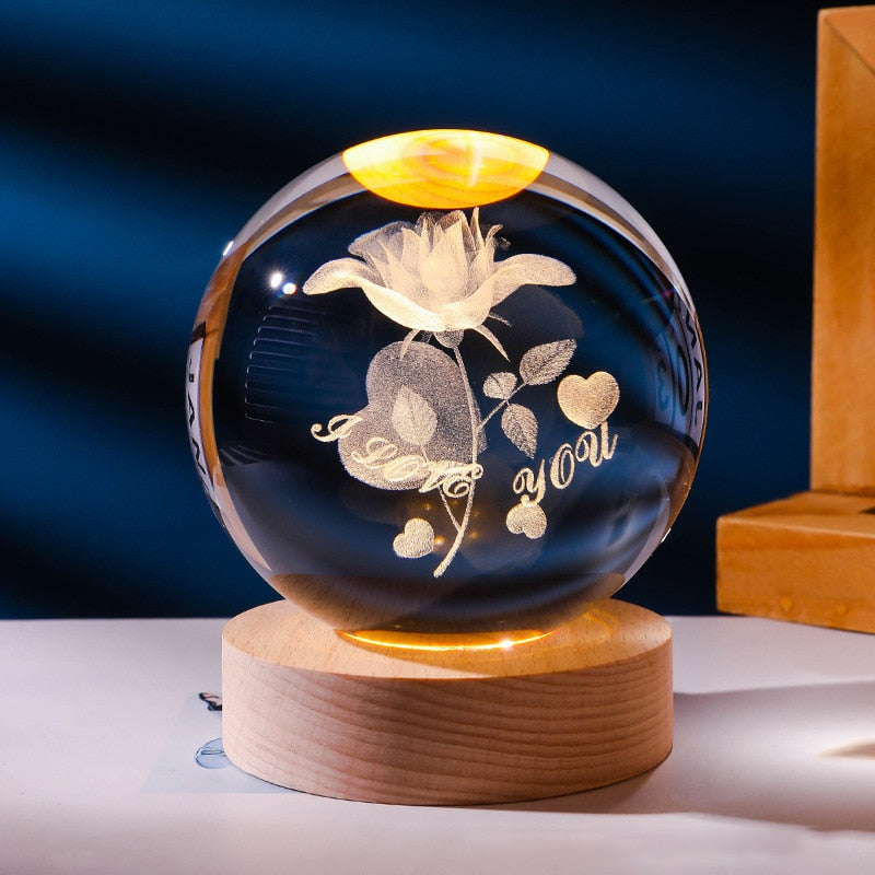 3D Decorative Space Lamp - Cosmic Glow