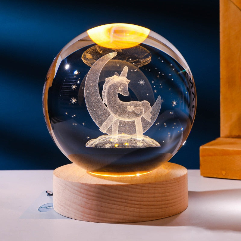 3D Decorative Space Lamp - Cosmic Glow