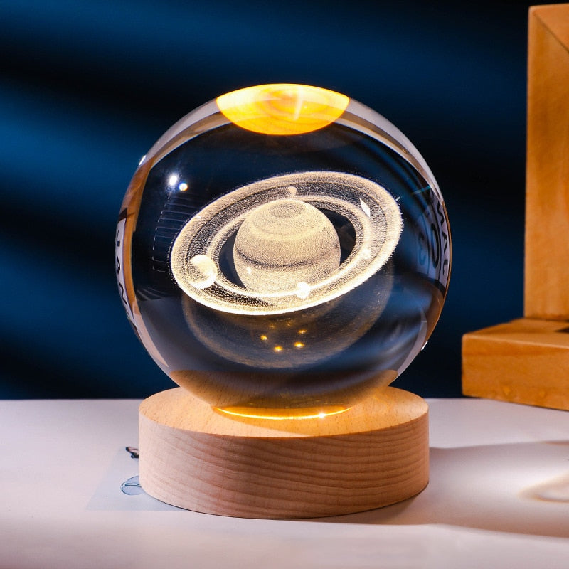 3D Decorative Space Lamp - Cosmic Glow
