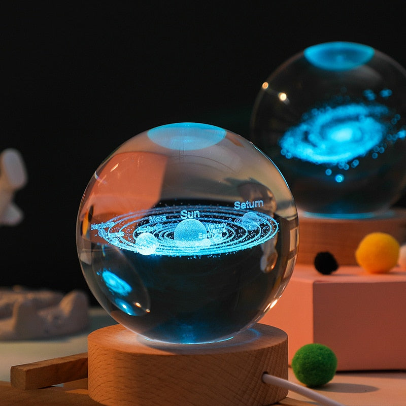 3D Decorative Space Lamp - Cosmic Glow