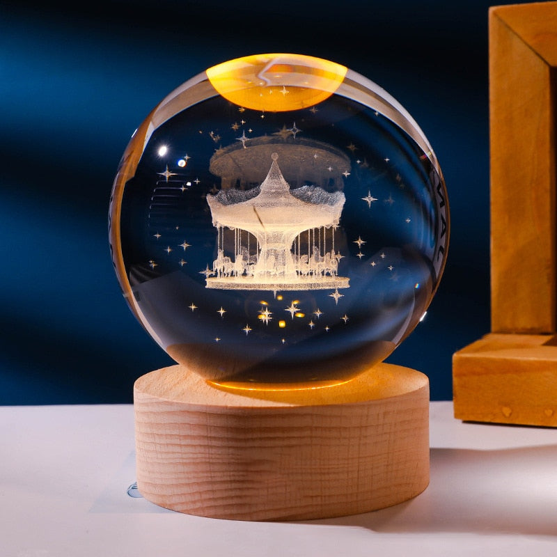 3D Decorative Space Lamp - Cosmic Glow