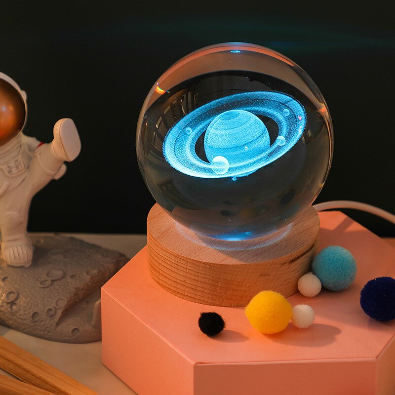 3D Decorative Space Lamp - Cosmic Glow