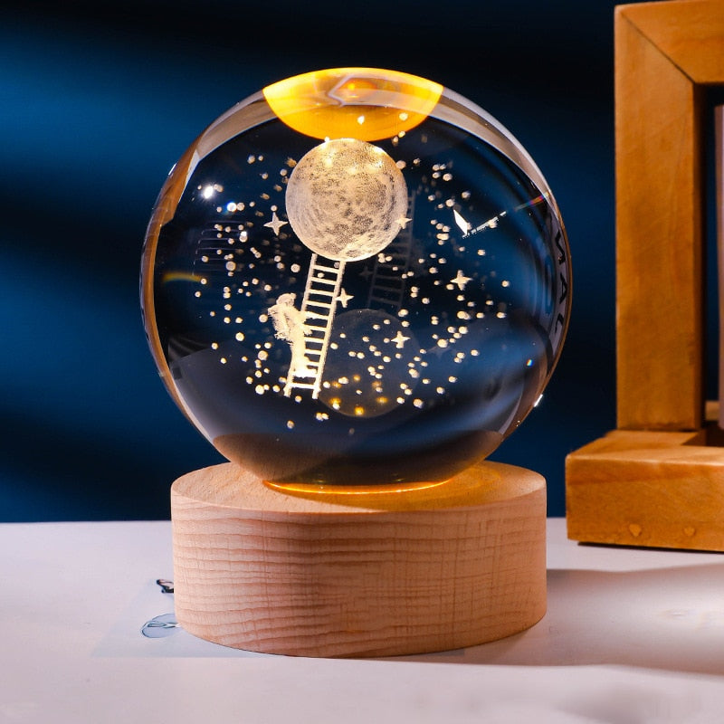 3D Decorative Space Lamp - Cosmic Glow