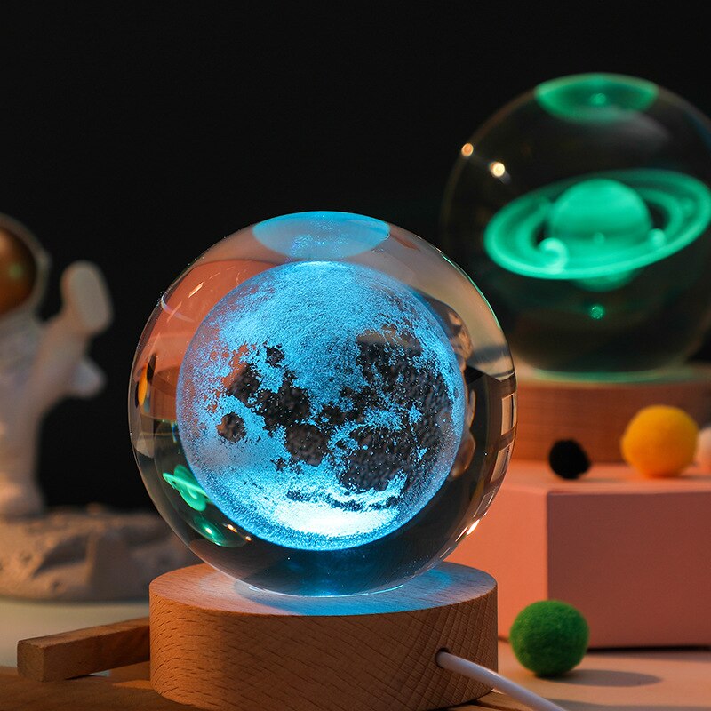 3D Decorative Space Lamp - Cosmic Glow