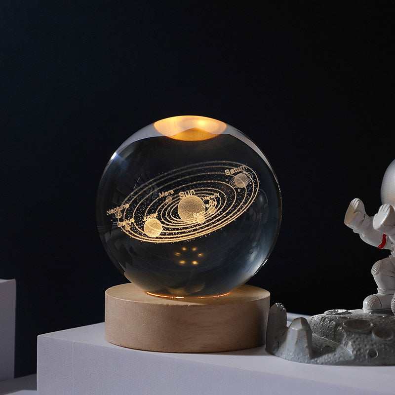3D Decorative Space Lamp - Cosmic Glow