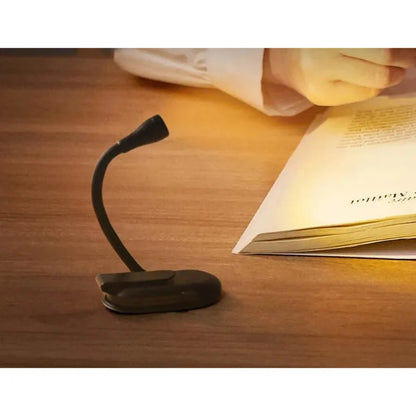 USB Rechargeable Clip Reading Light – Wireless Portable LED Lamp for Books, Desks or Workspaces