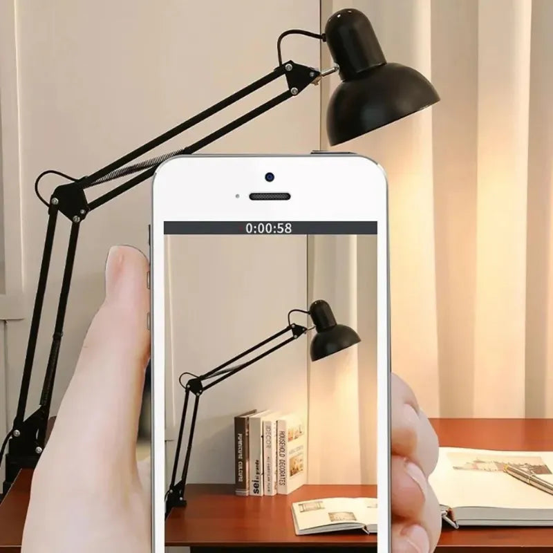 Adjustable Desk Lamp with Clamp – Flexible LED Light for Reading, Office & Modern Illumination