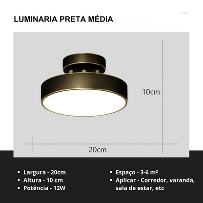 Adjustable Ceiling Light with Rotating Round Head – LED Fixture for Task Lighting in Kitchens or Workspaces