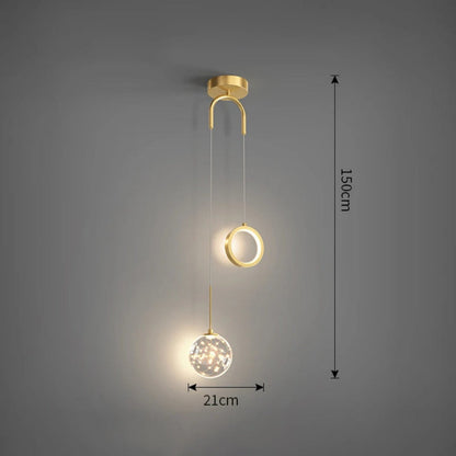 Artistic Globe Pendant Light – Decorative Ceiling Lamp for Modern Spaces and Creative Interiors