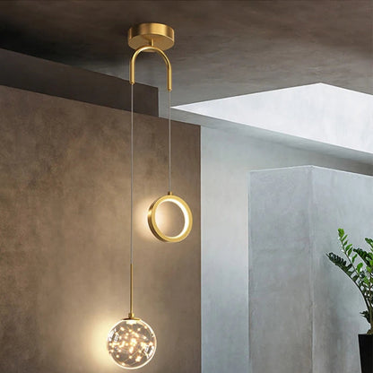 Artistic Globe Pendant Light – Decorative Ceiling Lamp for Modern Spaces and Creative Interiors