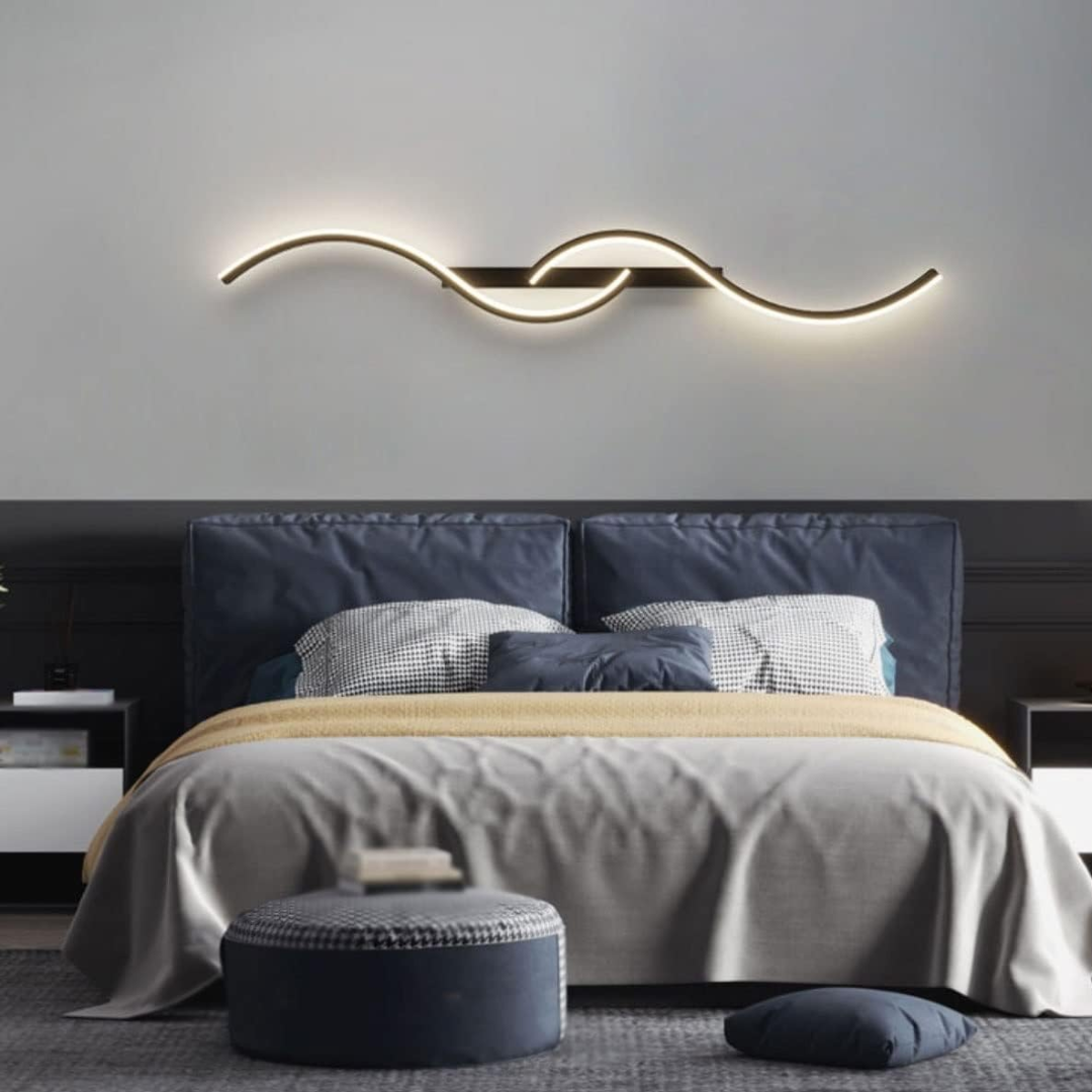 Minimalist Long Wall Lamp – Bivolt LED Sconce for Bedroom, Living Room, Hallway & Contemporary Interior Design Lighting