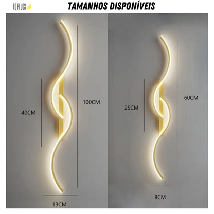 Minimalist Long Wall Lamp – Bivolt LED Sconce for Bedroom, Living Room, Hallway & Contemporary Interior Design Lighting