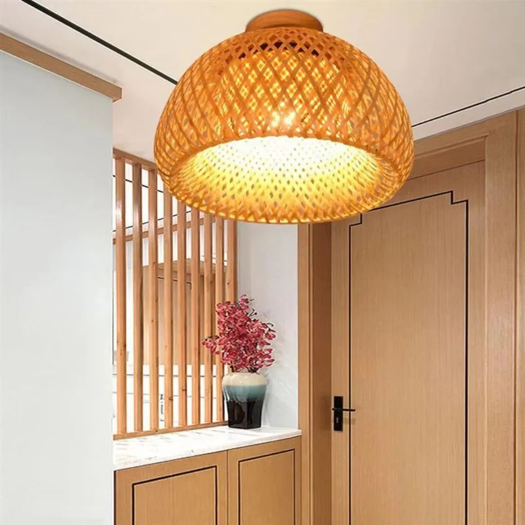 Handcrafted Bamboo Ceiling Light