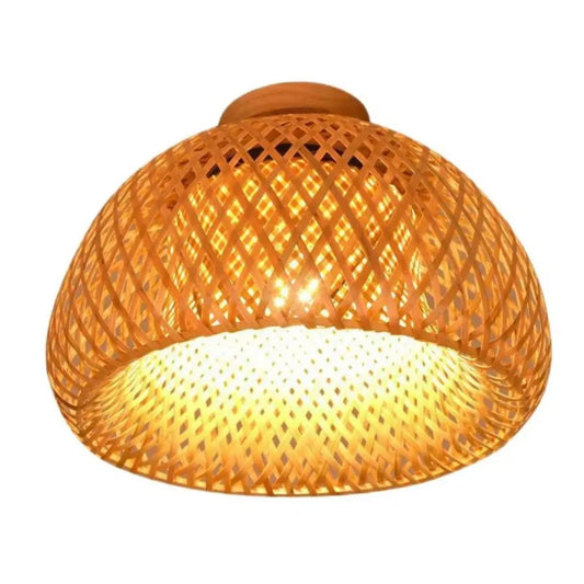 Handcrafted Bamboo Ceiling Light