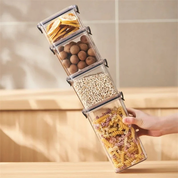 Moisture-Proof Food Storage Container with Seal