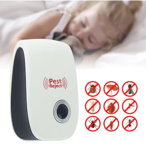 Ultrasonic Electronic Pest Repeller – Indoor Safe Pest Control Device