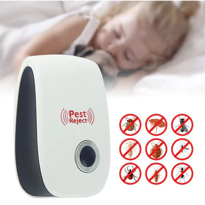 Ultrasonic Electronic Pest Repeller – Indoor Safe Pest Control Device