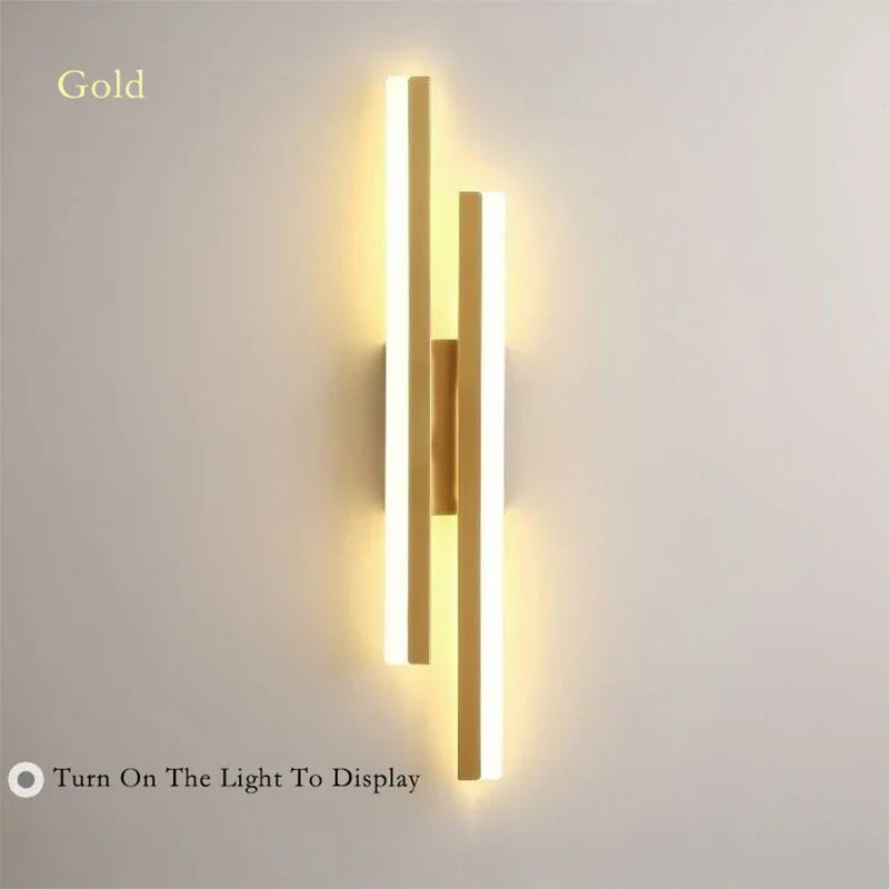 Flash Dual Wall Light – Minimalist LED Indoor Sconce for Living Room, Dining Area & Bedroom with Modern Interior Style