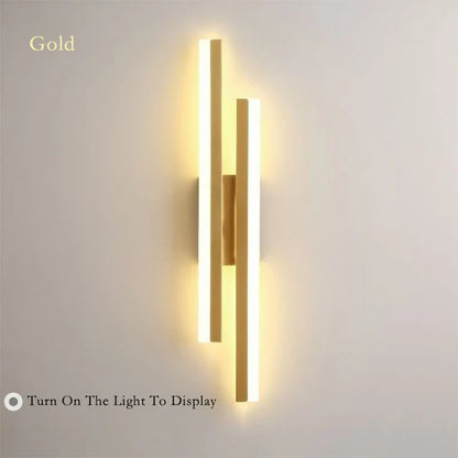Flash Dual Wall Light – Minimalist LED Indoor Sconce for Living Room, Dining Area & Bedroom with Modern Interior Style