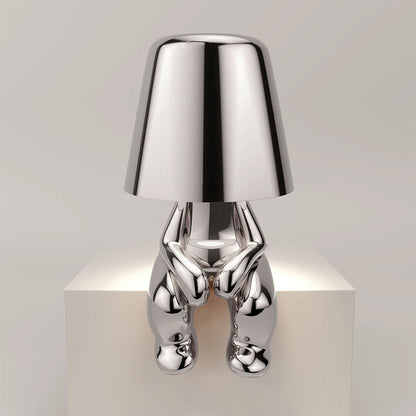 The Thinker USB LED Desk Lamp – Rechargeable Wireless Lighting for Study & Decor