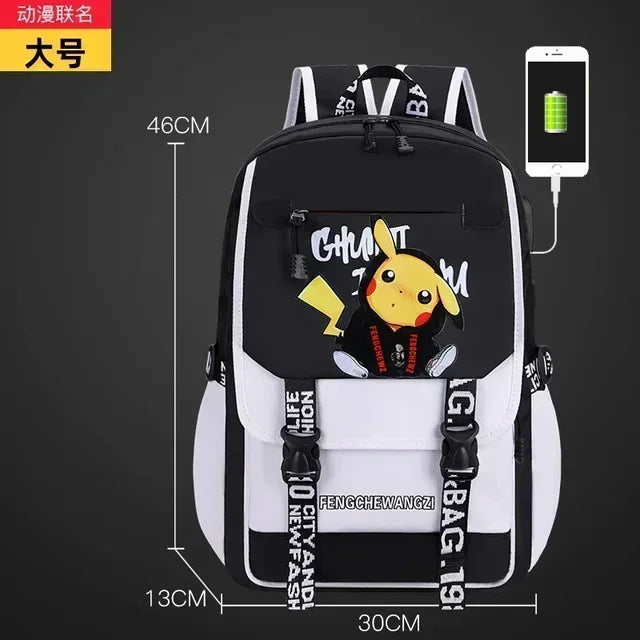 Mochila Anime Pikachu Power