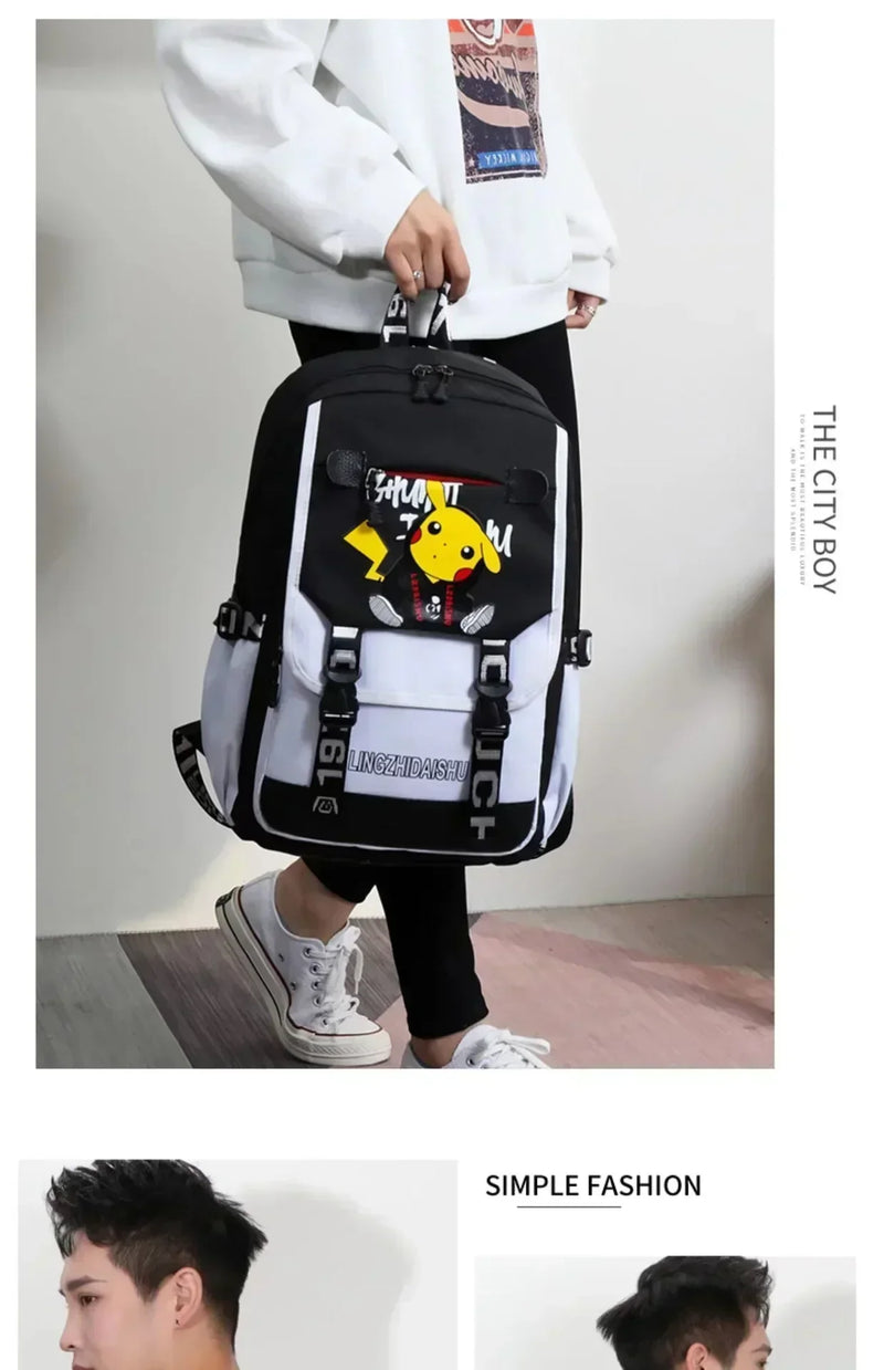 Mochila Anime Pikachu Power