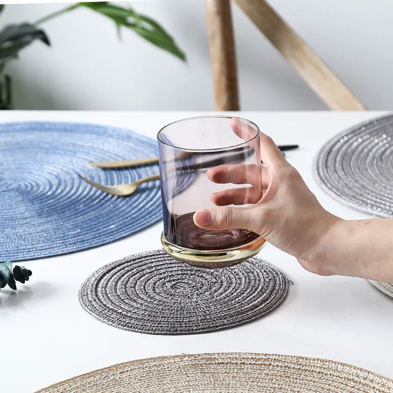 Luxury Linen Placemat Set (6 Pieces) – Elegant Dining Table Protectio