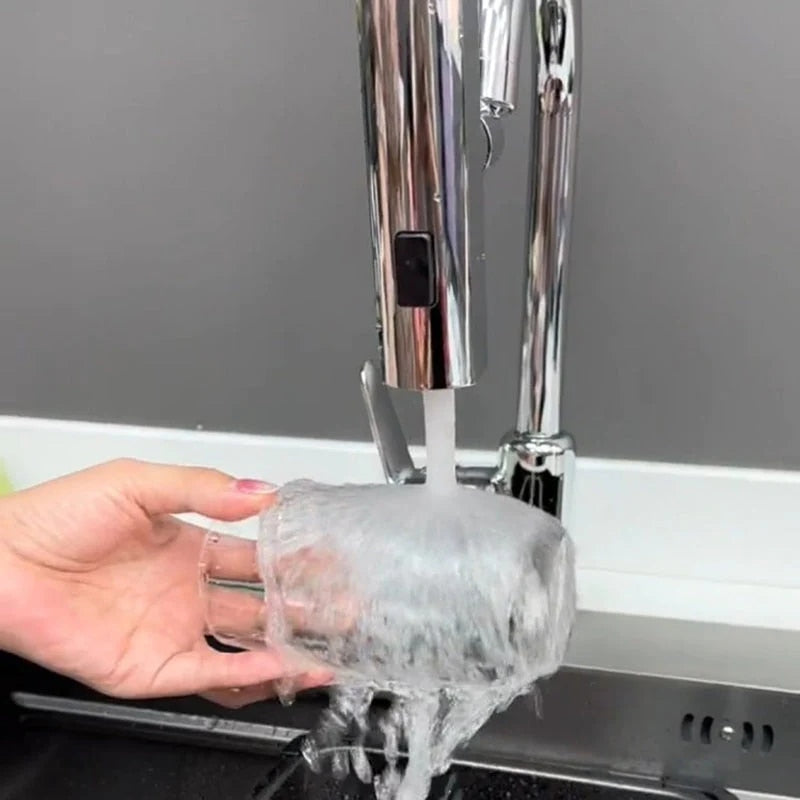 360° Swivel Faucet Extender – Luxury Dual Spray Modes for Kitchen & Bathroom