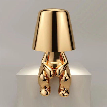 The Thinker USB LED Desk Lamp – Rechargeable Wireless Lighting for Study & Decor
