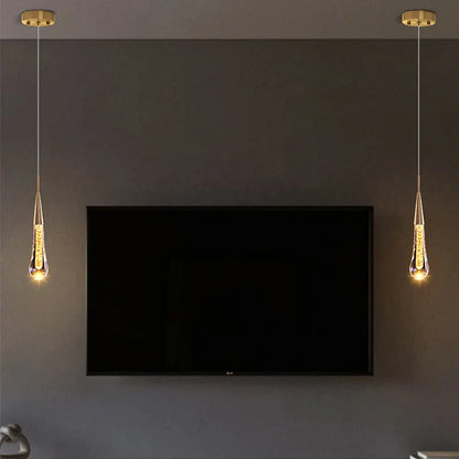 Luxury Crystal Hanging Pendant Light – Glamorous Illumination for Living or Dining Room